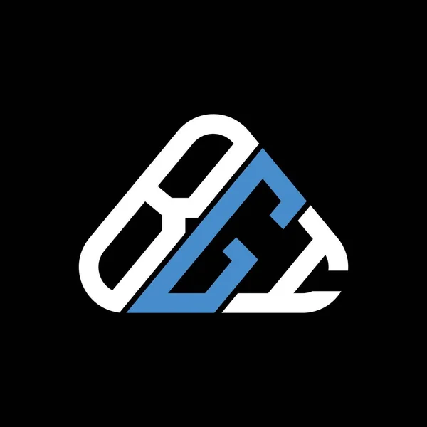 Bgi Буква Логотип Творческий Дизайн Векторной Графикой Bgi Простой Современный — стоковый вектор