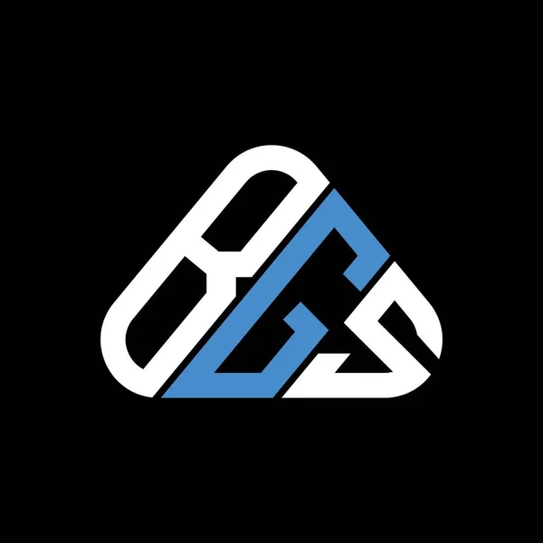 Bgs Буква Логотип Творческий Дизайн Векторной Графикой Bgs Простой Современный — стоковый вектор