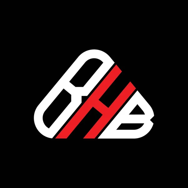 Logo Lettera Bhb Design Creativo Con Grafica Vettoriale Logo Bhb — Vettoriale Stock