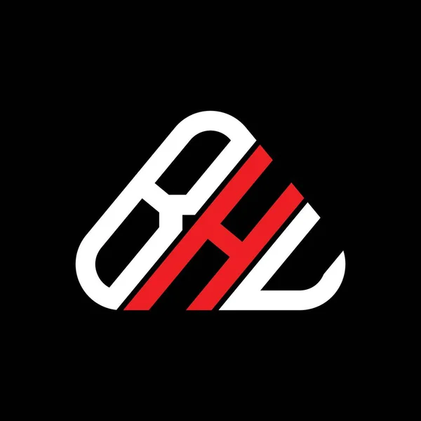 Bhu Letter Logo Creatief Ontwerp Met Vector Grafische Bhu Eenvoudige — Stockvector