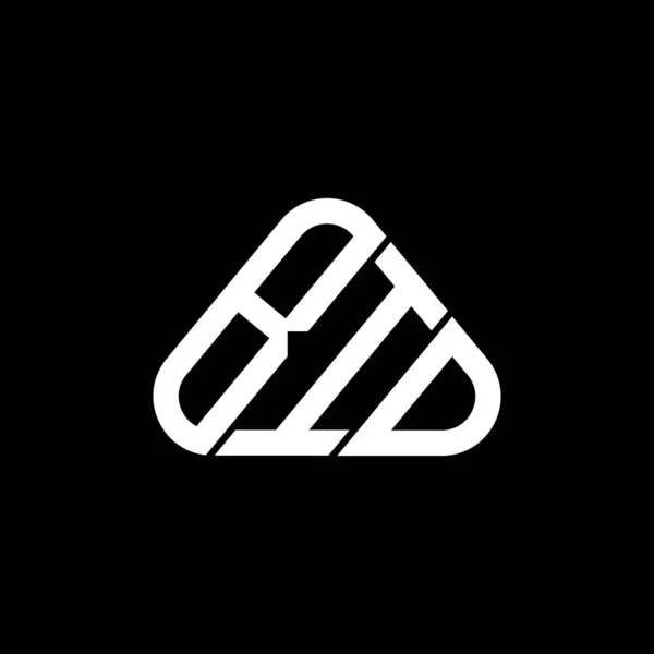 Bid Letter Logo Creatief Ontwerp Met Vector Grafische Bid Eenvoudige — Stockvector