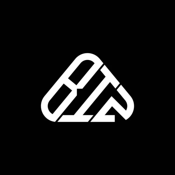 Biz Буква Логотип Творческий Дизайн Векторной Графикой Biz Простой Современный — стоковый вектор