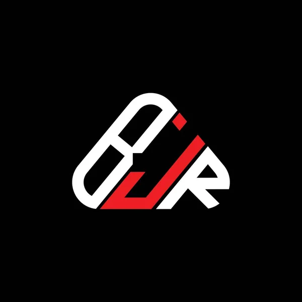 Bjr Буква Логотип Творческий Дизайн Векторной Графикой Bjr Простой Современный — стоковый вектор