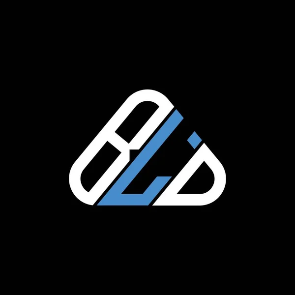 Bld Буква Логотип Творческий Дизайн Векторной Графикой Bld Простой Современный — стоковый вектор