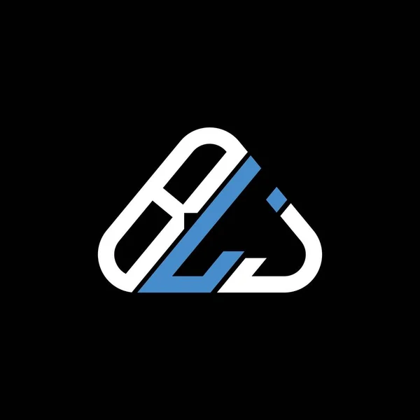 Blj Буква Логотип Творческий Дизайн Векторной Графикой Blj Простой Современный — стоковый вектор