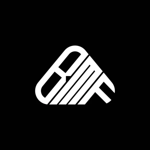 Λογότυπο Bmf Letter Δημιουργικός Σχεδιασμός Διανυσματικό Γραφικό Bmf Απλό Και — Διανυσματικό Αρχείο