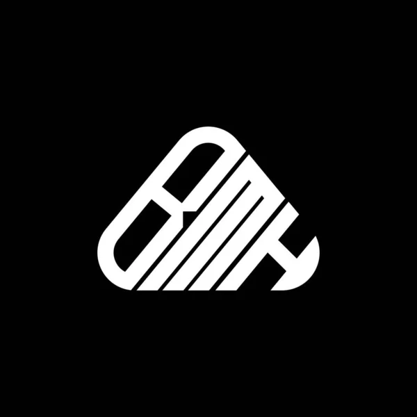 Креативный Дизайн Логотипа Bmh Векторной Графикой Простой Современный Логотип Bmh — стоковый вектор