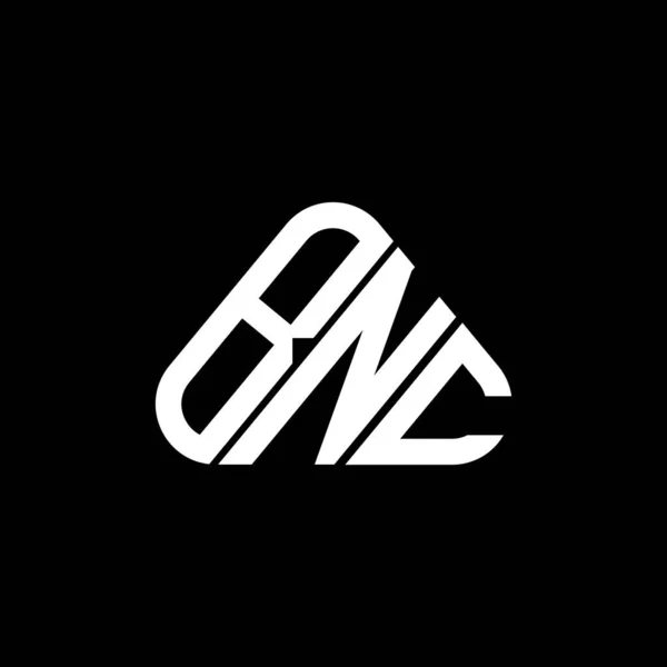 Diseño Creativo Del Logotipo Letra Bnc Con Gráfico Vectorial Logotipo — Vector de stock