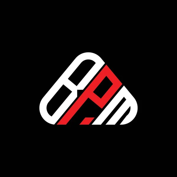 Bpm Літери Логотипу Креативний Дизайн Векторною Графікою Bpm Простий Сучасний — стоковий вектор