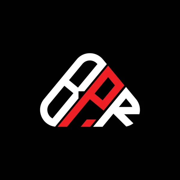 Bpr Carta Logotipo Design Criativo Com Vetor Gráfico Bpr Logotipo — Vetor de Stock