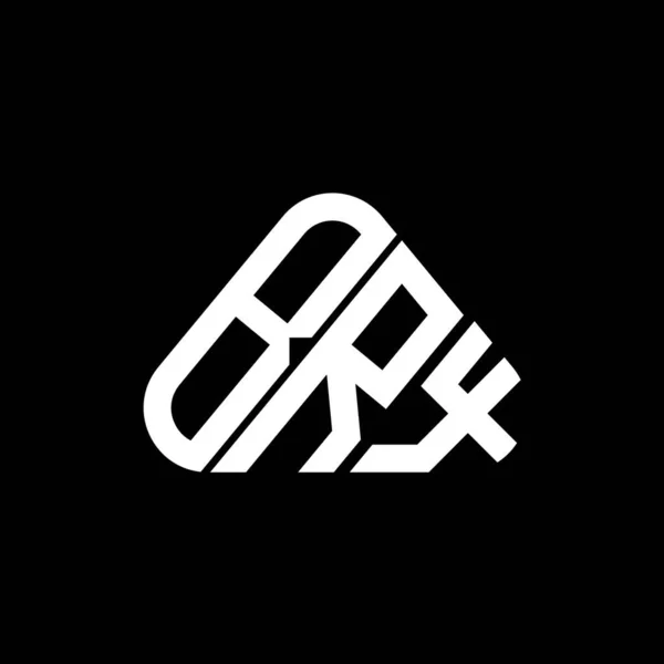 Diseño Creativo Del Logotipo Letra Brx Con Gráfico Vectorial Logotipo — Vector de stock