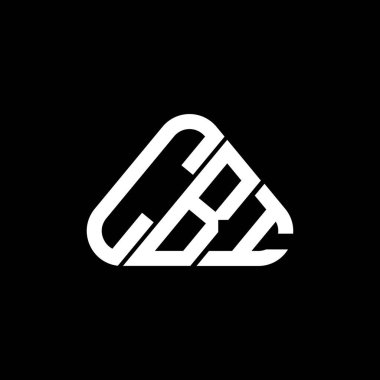CBI harf logosu yaratıcı tasarım vektör grafik, CBI basit ve modern logo yuvarlak üçgen şeklinde.