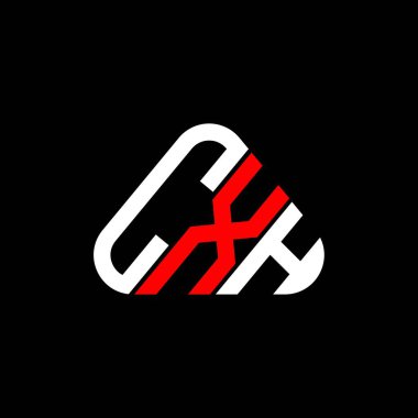 CWH harf logosu yaratıcı tasarım vektör grafik, CWH basit ve modern logo yuvarlak üçgen şeklinde.