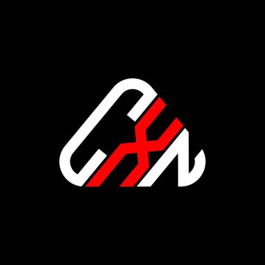 CWN harf logosu yaratıcı tasarım vektör grafik, CWN basit ve modern logo yuvarlak üçgen şeklinde.