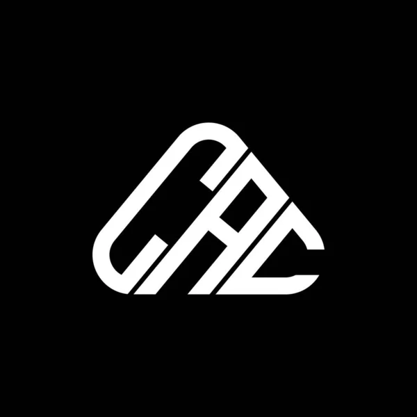 Cac Harf Logosu Yaratıcı Tasarımı Vektör Grafik Cac Basit Modern — Stok Vektör