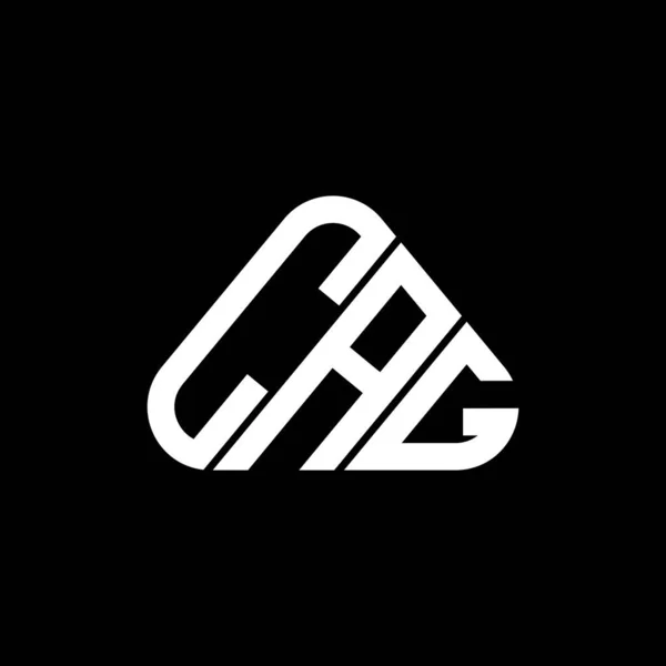 Cag Brev Logotyp Kreativ Design Med Vektor Grafik Cag Enkel — Stock vektor