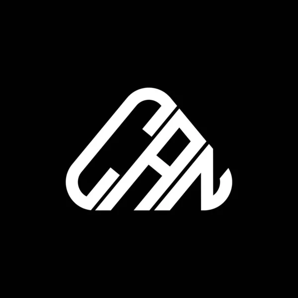 Pode Carta Logotipo Design Criativo Com Gráfico Vetorial Pode Logotipo — Vetor de Stock
