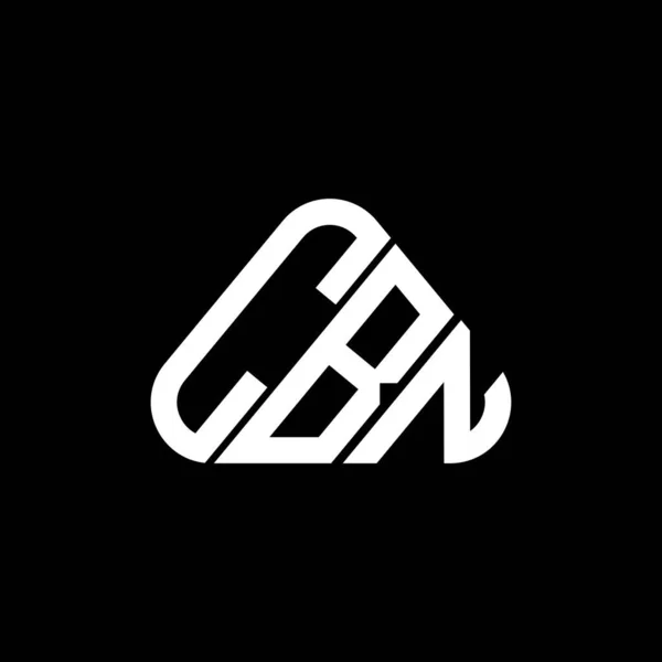 Diseño Creativo Del Logotipo Letra Cbn Con Gráfico Vectorial Logotipo — Vector de stock
