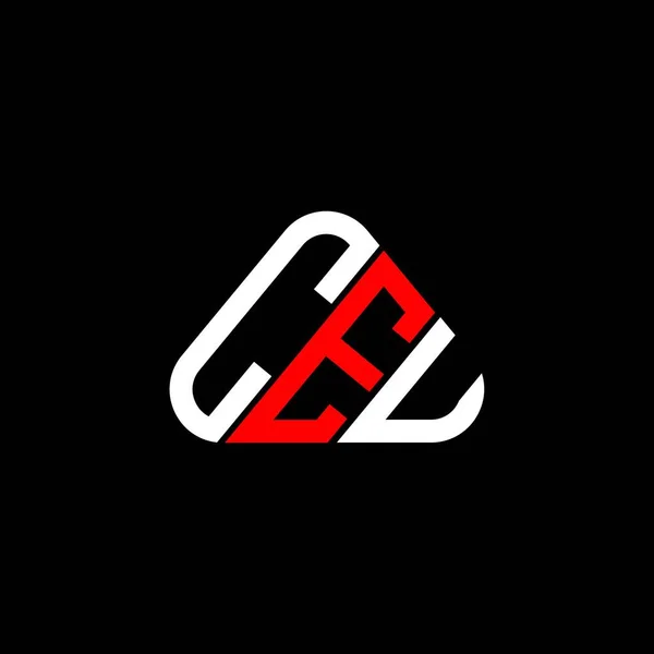Креативный Дизайн Логотипа Ceu Векторной Графикой Простой Современный Логотип Ceu — стоковый вектор