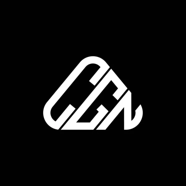 Cgn Harf Logosu Yaratıcı Tasarım Vektör Grafik Cgn Basit Modern — Stok Vektör