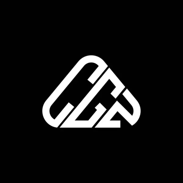 Cgz Буква Логотип Творческий Дизайн Векторной Графикой Cgz Простой Современный — стоковый вектор