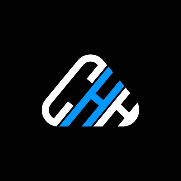 Chh Harf Logosu Yaratıcı Tasarım Vektör Grafik Chh Basit Modern — Stok Vektör