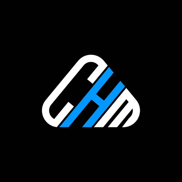 Chm Harfi Yaratıcı Logosu Vektör Grafiği Chm Basit Modern Logosu — Stok Vektör