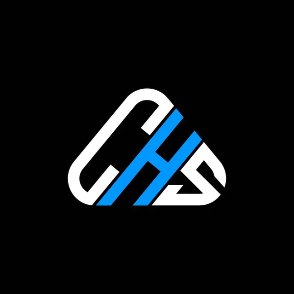 Chs Harf Logosu Yaratıcı Tasarımı Vektör Grafik Chs Basit Modern — Stok Vektör