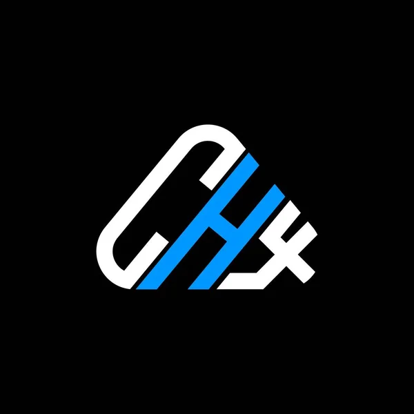 Chx Harfli Yaratıcı Logo Vektör Grafik Chx Basit Modern Logo — Stok Vektör