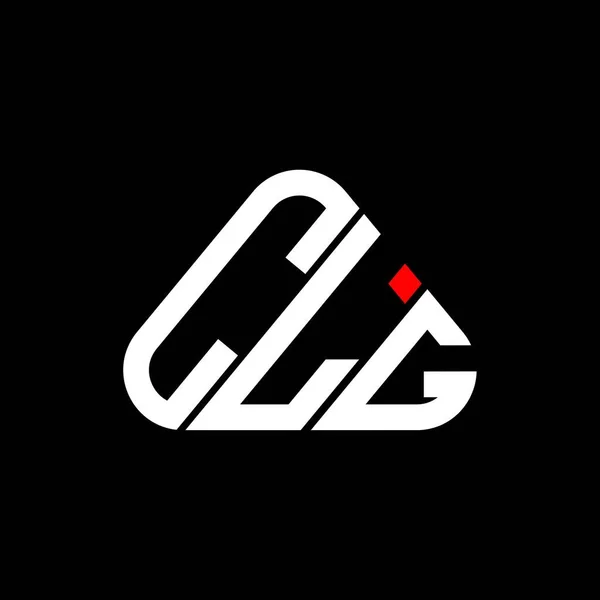 Clg Brief Logo Kreatives Design Mit Vektorgrafik Clg Einfaches Und — Stockvektor