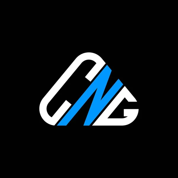 Творческий Дизайн Логотипа Cng Векторной Графикой Простой Современный Логотип Cng — стоковый вектор