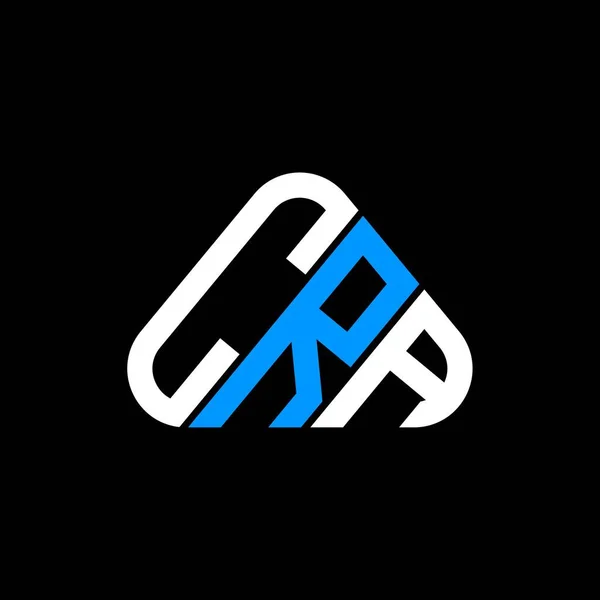 Cra Harf Logosu Yaratıcı Tasarım Vektör Grafik Cra Basit Modern — Stok Vektör