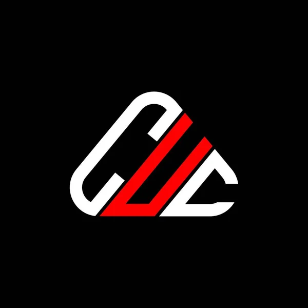 Diseño Creativo Del Logotipo Letra Cuc Con Gráfico Vectorial Logotipo — Archivo Imágenes Vectoriales