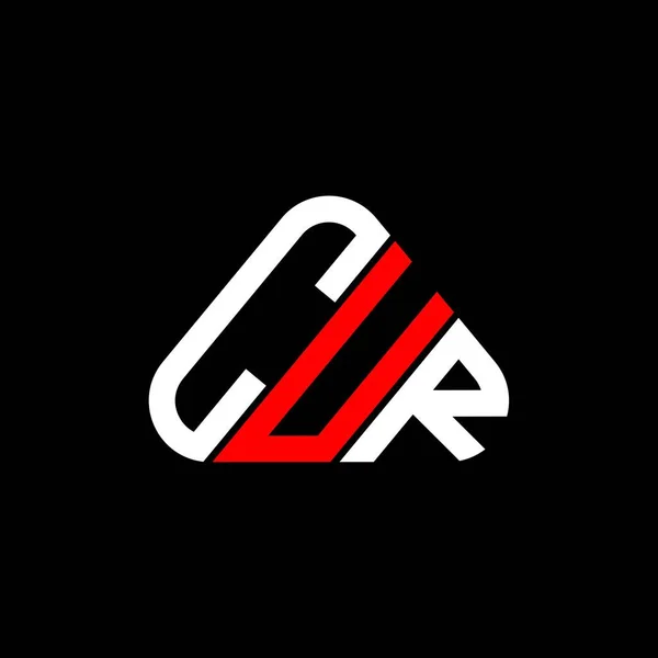 Cur Λογότυπο Δημιουργική Σχεδίαση Vector Graphic Cur Απλό Και Μοντέρνο — Διανυσματικό Αρχείο