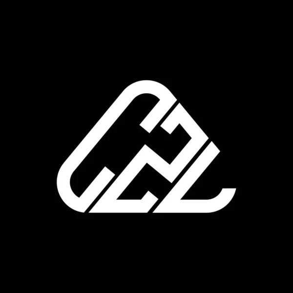 Czl Harf Logosu Tasarımı Vektör Grafik Czl Basit Modern Logo — Stok Vektör