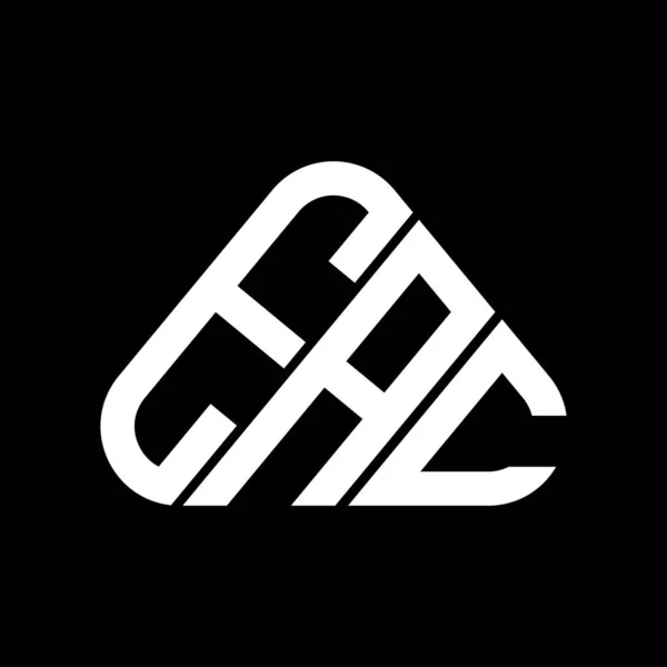 Eac Harf Logosu Tasarımı Vektör Grafik Eac Basit Modern Logo — Stok Vektör
