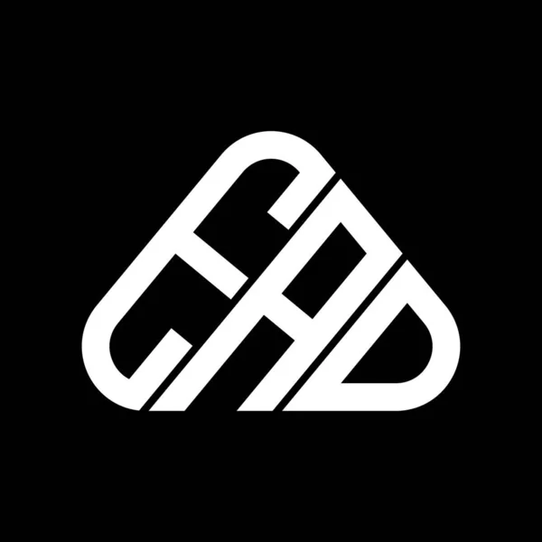 Ead Harfi Logo Yaratıcı Tasarımı Vektör Grafik Ead Basit Modern — Stok Vektör