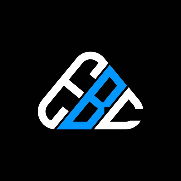 Diseño Creativo Del Logotipo Letra Ebc Con Gráfico Vectorial Logotipo — Vector de stock