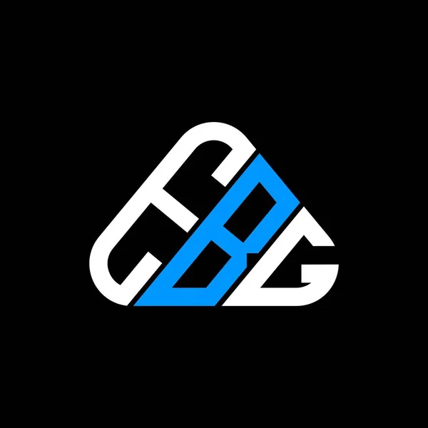 Ebg Harf Logosu Tasarımı Vektör Grafik Ebg Basit Modern Logo — Stok Vektör