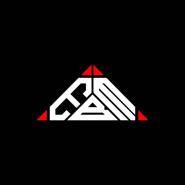 Ebm Буква Логотип Творческий Дизайн Векторной Графикой Ebm Простой Современный — стоковый вектор