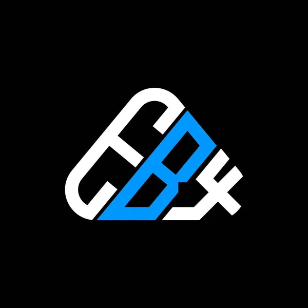 Logo Ebx Lettre Design Créatif Avec Graphique Vectoriel Logo Ebx — Image vectorielle