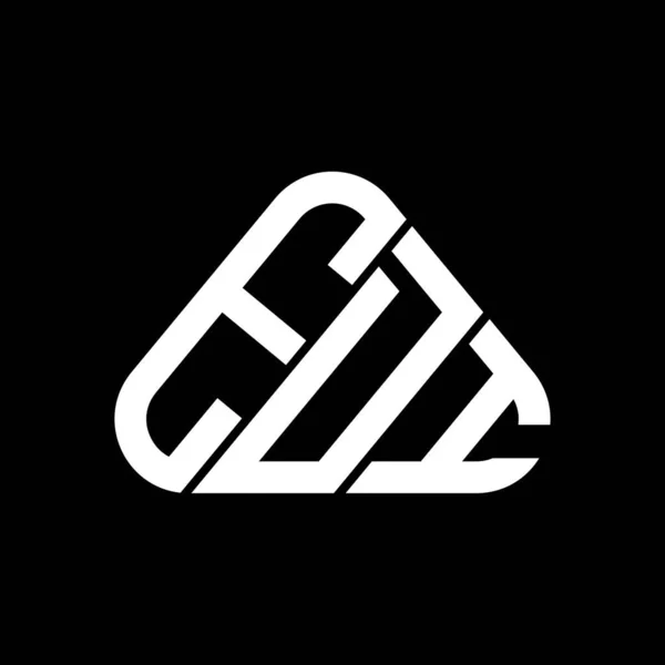 Edi Harf Logosu Yaratıcı Tasarım Vektör Grafik Edi Basit Modern — Stok Vektör