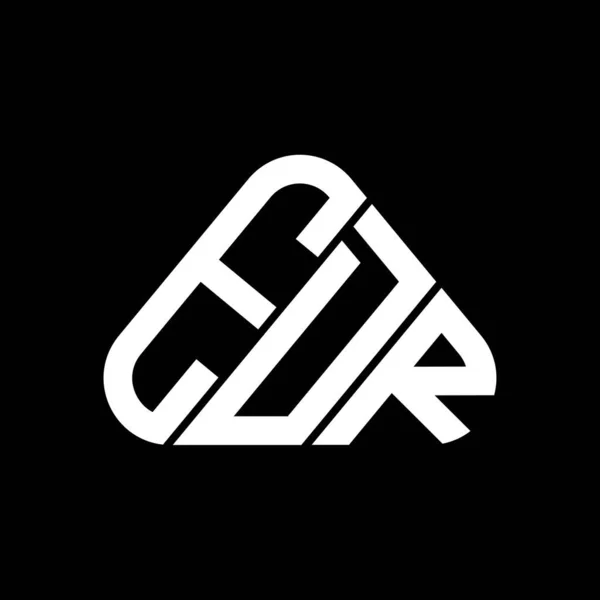Edr Harf Logosu Tasarımı Vektör Grafik Edr Basit Modern Logo — Stok Vektör