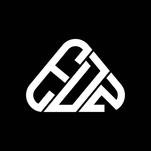 Edz Letter Logo Creatief Ontwerp Met Vector Grafische Edz Eenvoudige — Stockvector