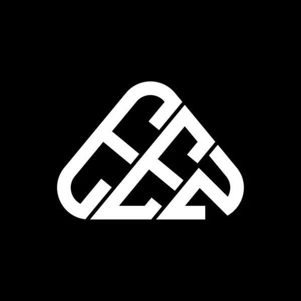 Eez字母标志创意设计与矢量图形 Eez简单现代的圆形三角形标志 — 图库矢量图片