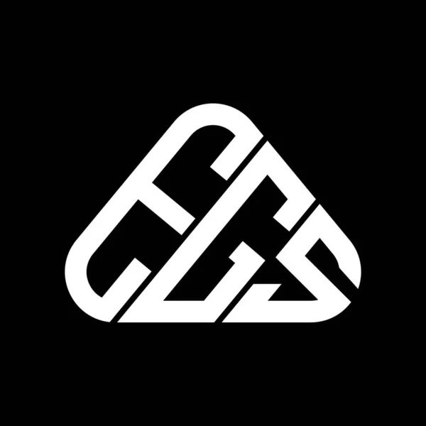 Egs Γράμμα Λογότυπο Δημιουργικό Σχεδιασμό Vector Graphic Egs Απλό Και — Διανυσματικό Αρχείο