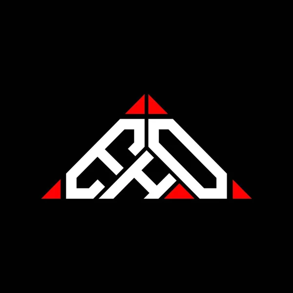 Diseño Creativo Del Logotipo Letra Eho Con Gráfico Vectorial Logotipo — Vector de stock
