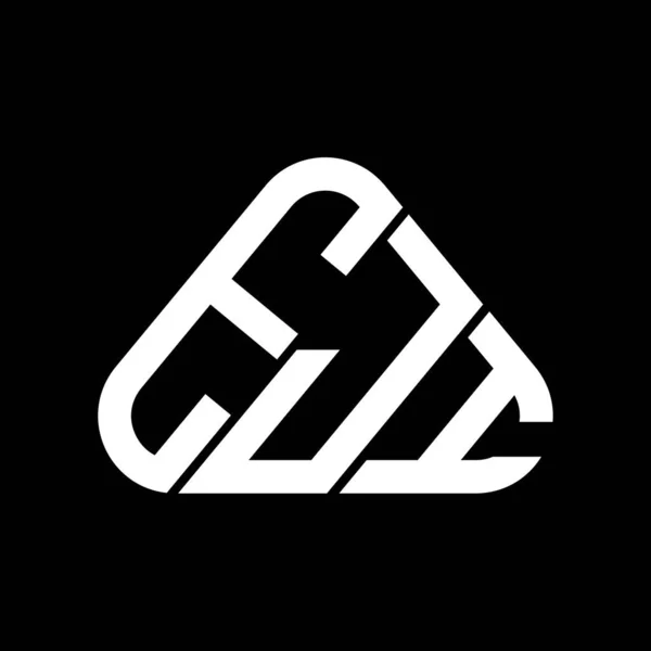 Eji Letter Logo Creatief Ontwerp Met Vector Grafische Eji Eenvoudige — Stockvector