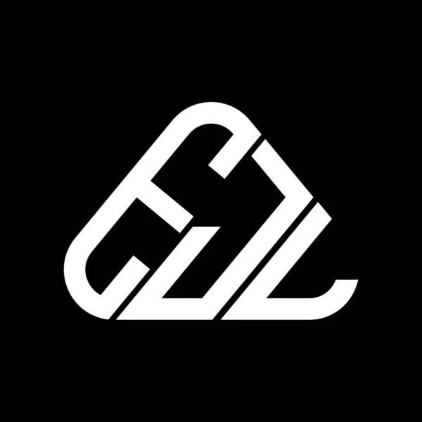 Ejl Letter Logo Kreatives Design Mit Vektorgrafik Ejl Einfaches Und — Stockvektor