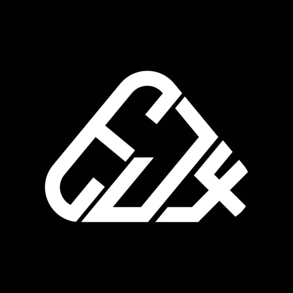 Diseño Creativo Del Logotipo Letra Ejx Con Gráfico Vectorial Logotipo — Vector de stock